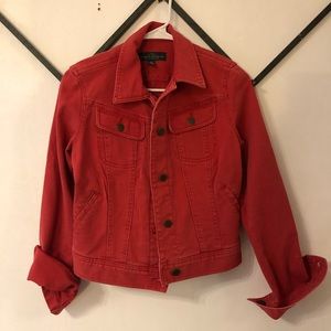 Red Denim Jacket
